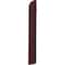Ekena Millwork Americraft 2-Board (2 Batten) Wood Joined Board-n-Batten Shutters w/ Arch Top, ARW101BQ207X77WRH, PR ARW101BQ207X77WRH - alternate 2